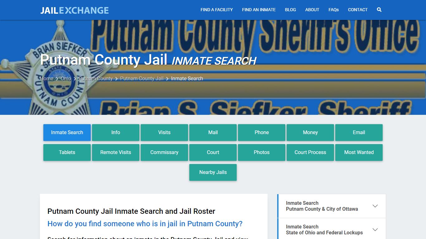 Inmate Search: Roster & Mugshots - Putnam County Jail, OH